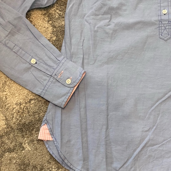 Vineyard Vines chambray button down with pink accents - Picture 7 of 7